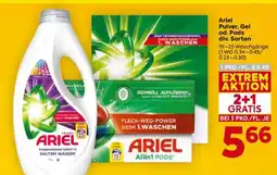 Billa Ariel Pulver, Gel od. Pods div. Sorten Angebot