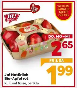 Billa Ja! Natürlich Bio-Äpfel rot Angebot