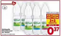 Billa Waldquelle Mineralwasser div. Sorten Angebot