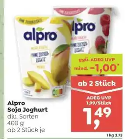 ADEG Alpro Soja Joghurt Angebot