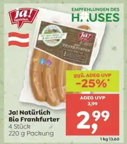 ADEG Ja! Natürlich Bio-Frankfurter Angebot