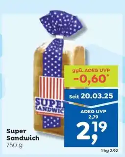 ADEG Super Sandwich Angebot