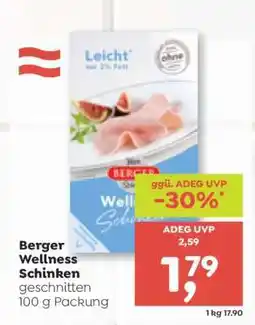 ADEG Berger Wellness-Schinken Angebot