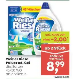 ADEG Weißer Riese Pulver od. Gel Angebot