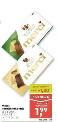 ADEG Merci Tafelschokolade Angebot