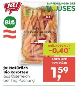 ADEG ja! Natürlich Bio Karotten Angebot