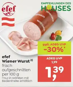 ADEG efef Wiener Wurst Angebot