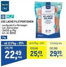 Metro Asc lachs filetportionen Angebot