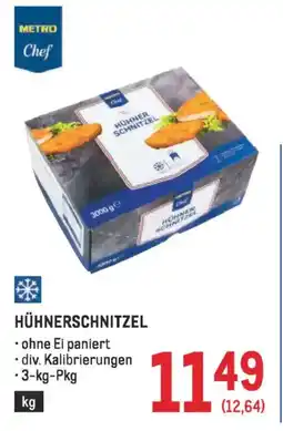 Metro Hühnerschnitzel Angebot