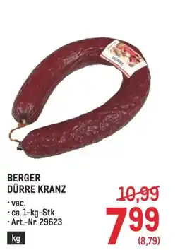 Metro Berger dürre kranz Angebot