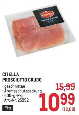 Metro Citella prosciutto crudo Angebot