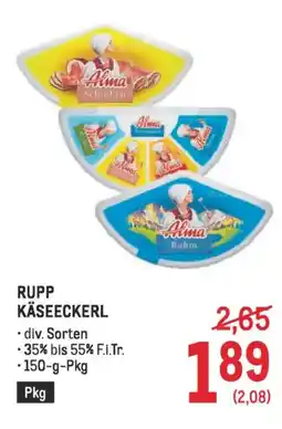 Metro Rupp käseeckerl Angebot