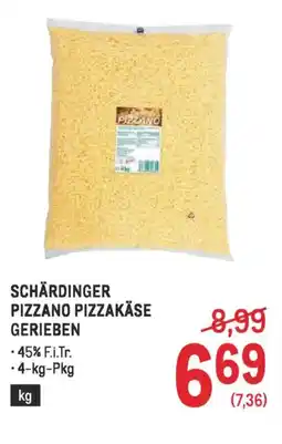 Metro Schärdinger pizzano pizzakäse gerieben Angebot