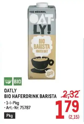 Metro OATLY BIO HAFERDRINK BARISTA Angebot