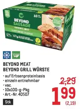 Metro Beyond meat beyond grill würste Angebot
