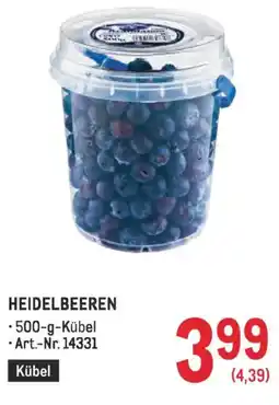 Metro Heidelbeeren Angebot