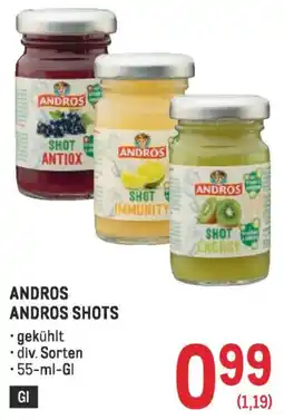 Metro Andros andros shots Angebot