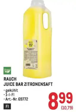 Metro Rauch juice bar zitronensaft Angebot