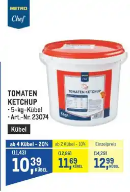 Metro Tomaten ketchup Angebot