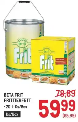 Metro Beta frit frittierfett Angebot