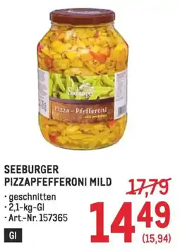 Metro Seeburger pizzapfefferoni mild Angebot