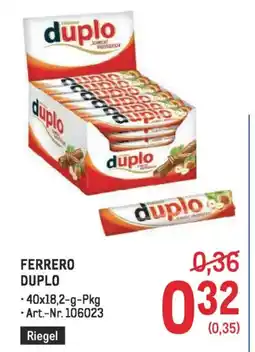 Metro Ferrero duplo Angebot