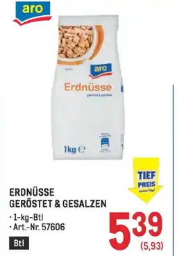 Metro Erdnüsse geröstet & gesalzen Angebot