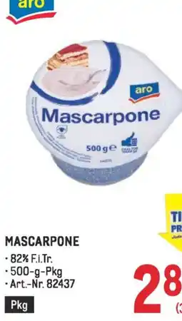 Metro MASCARPONE Angebot