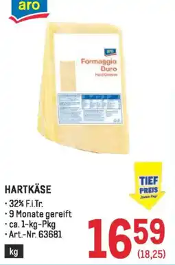 Metro Hartkäse Angebot