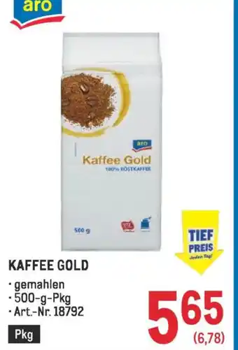 Metro Kaffee gold Angebot