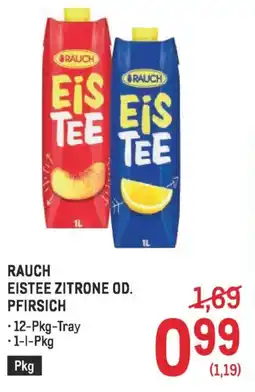 Metro Rauch eistee zitrone od. pfirsich Angebot