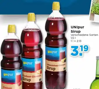 Unimarkt UNIpur Sirup Angebot