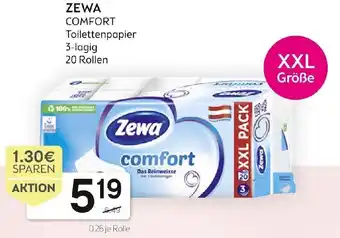 Bipa Zewa Comfort 3-Lagig Angebot