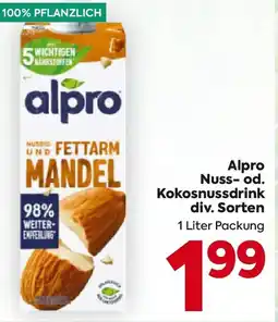 Billa Alpro nuss od. kokosnussdrink Angebot