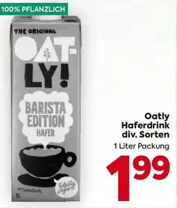 Billa Oatly haferdrink Angebot