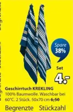 JYSK Geschirrtuch KREKLING 2409700 JYSK Angebot
