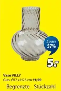 JYSK Vase VILLY 4912027 JYSK Angebot