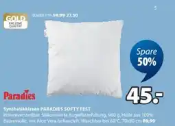 JYSK Synthetikkissen 70x80x4 paradies softy Angebot