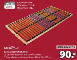 JYSK Lattenrost 90x200cm TUNDRA FIX Angebot