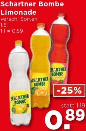 Unimarkt Schartner Bombe Limonade Angebot