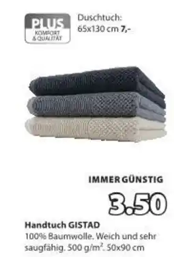 JYSK Handtuch GISTAD beige Angebot