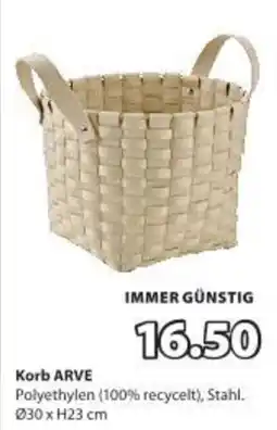 JYSK Korb ARVE /Griffen Angebot