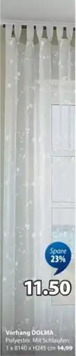JYSK Vorhang DOLMA Stickerei cremefarben Angebot
