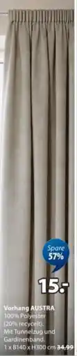JYSK Vorhang AUSTRA samttaupe Angebot
