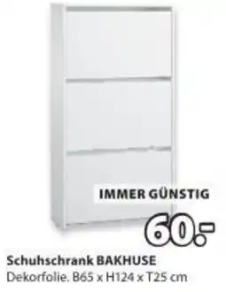 JYSK Schuhschrank BAKHUSE 3 Fächer weiß Angebot