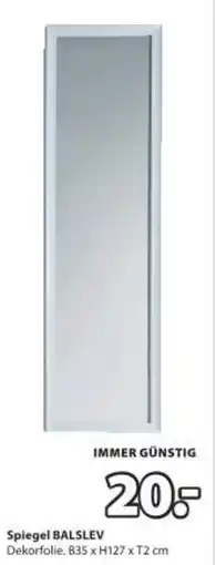 JYSK Spiegel BALSLEV weiß Angebot