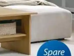 JYSK Sofamodul SKEJBY Chaiselongue/Pouf Stoff beige Angebot