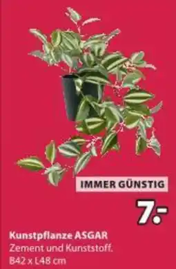 JYSK Kunstpflanze ASGAR H48cm hängend Angebot