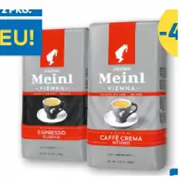 T&G Meinl Cafe Crema oder Espresso T&G Angebot