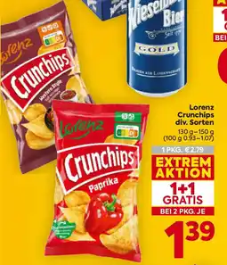 Billa Lorenz crunchips Angebot